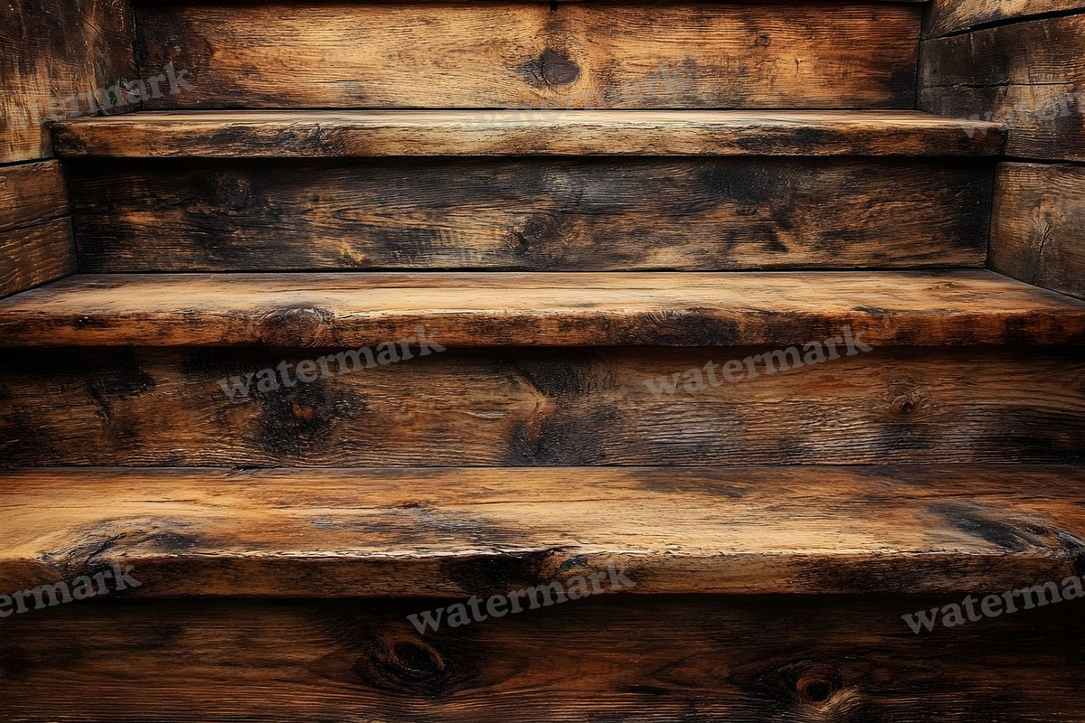 Wooden Stairrustic Vintage Backdrop Images