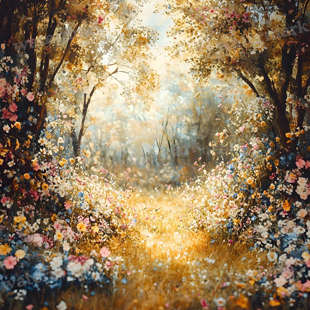 Woodland Glade Backdrop Images