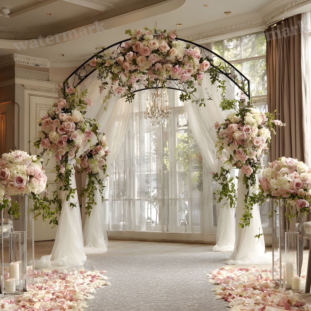 Wrought Iron Arch Decor Backdrop Images