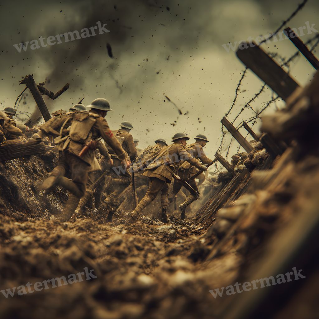 Ww Soldiercharging Backdrop Images