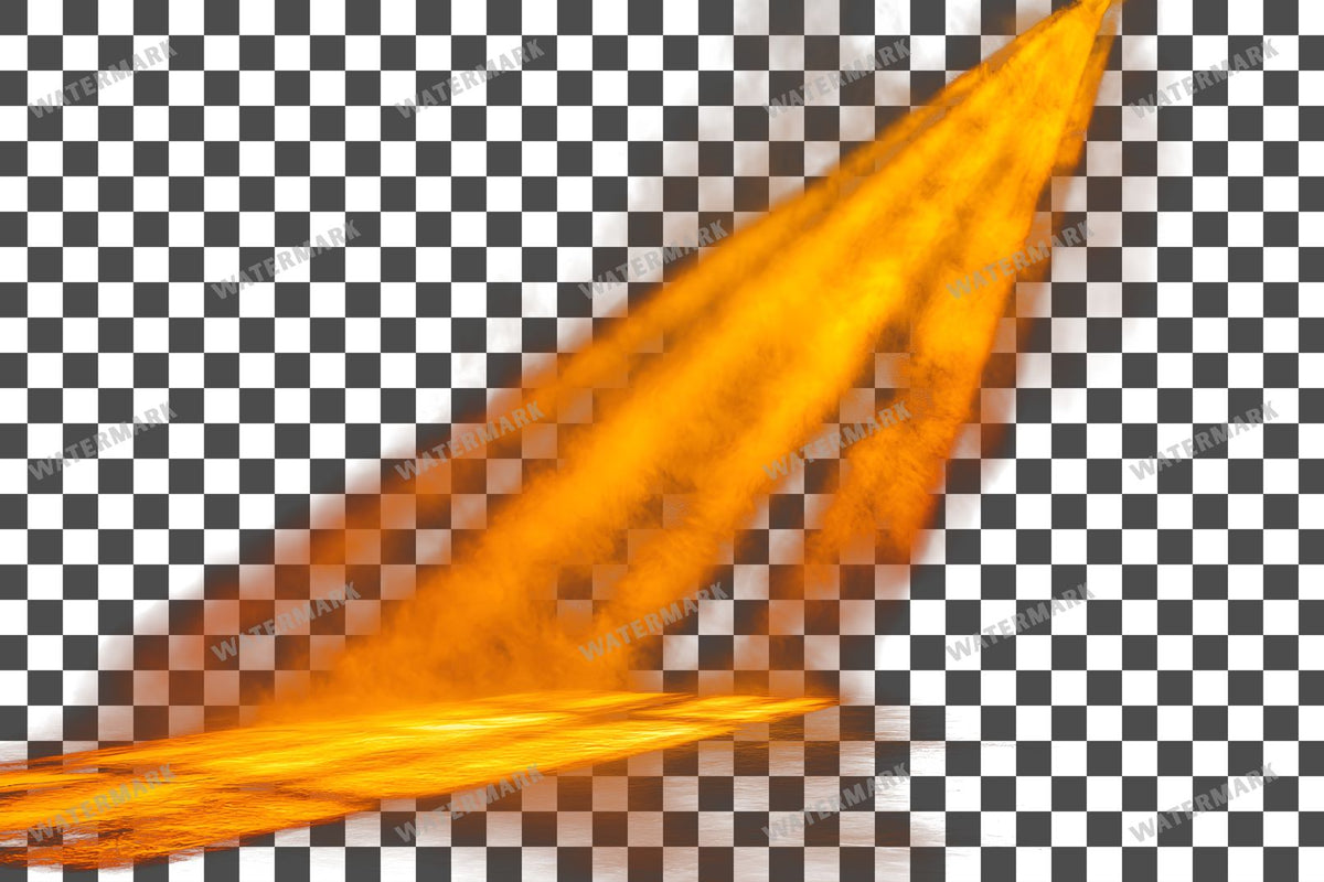 Yellow Lighting Dramatic Shadows Transparent Overlay Pngs