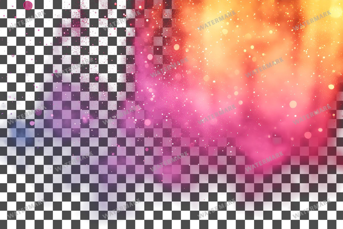 Yellow And Fuchsia Haze Light Transparent Overlay Pngs