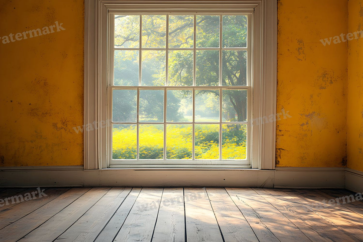 Yellow Vintage Room Backdrop Images