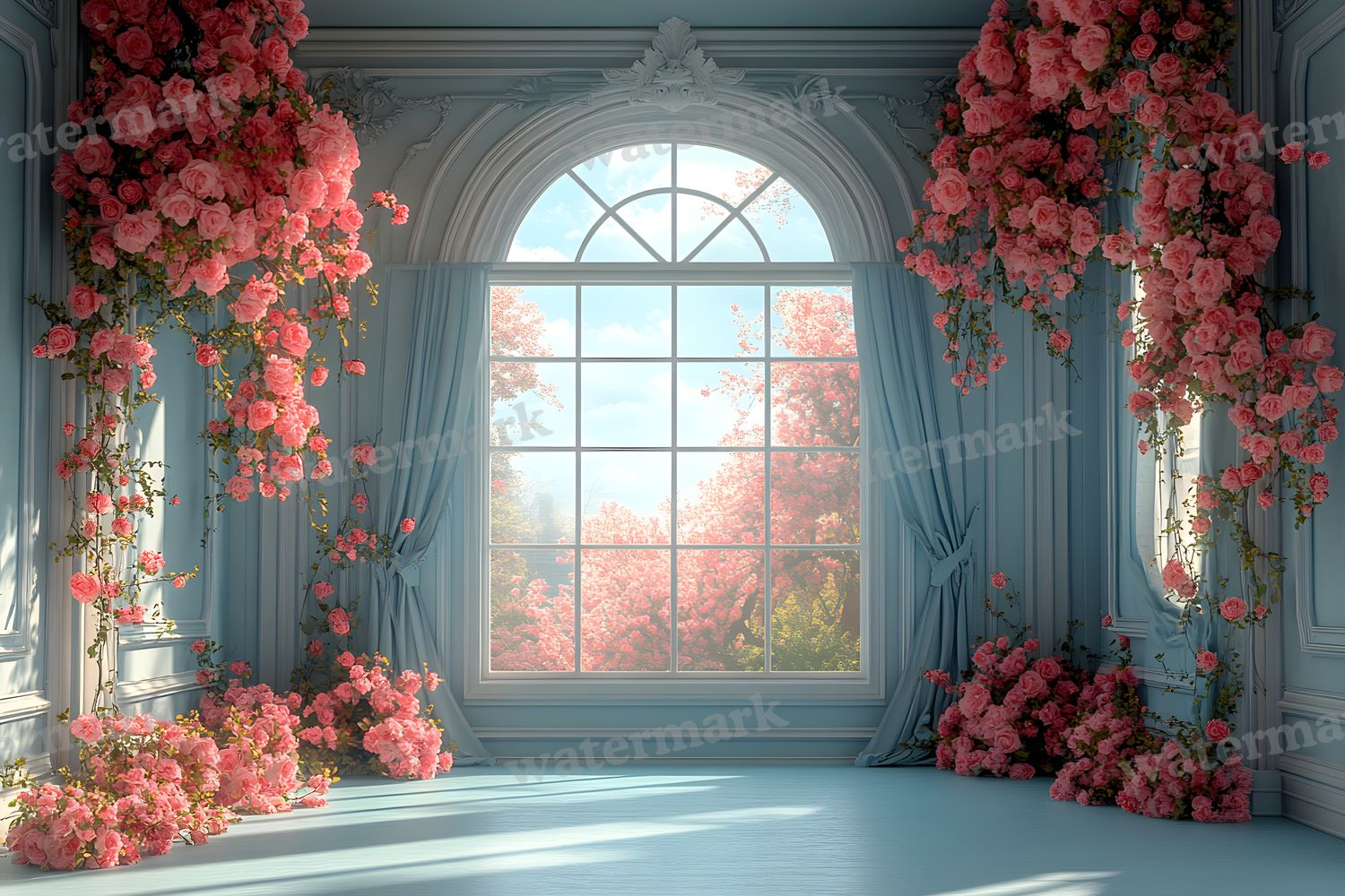 Yoga Studio Serenity Backdrop Images