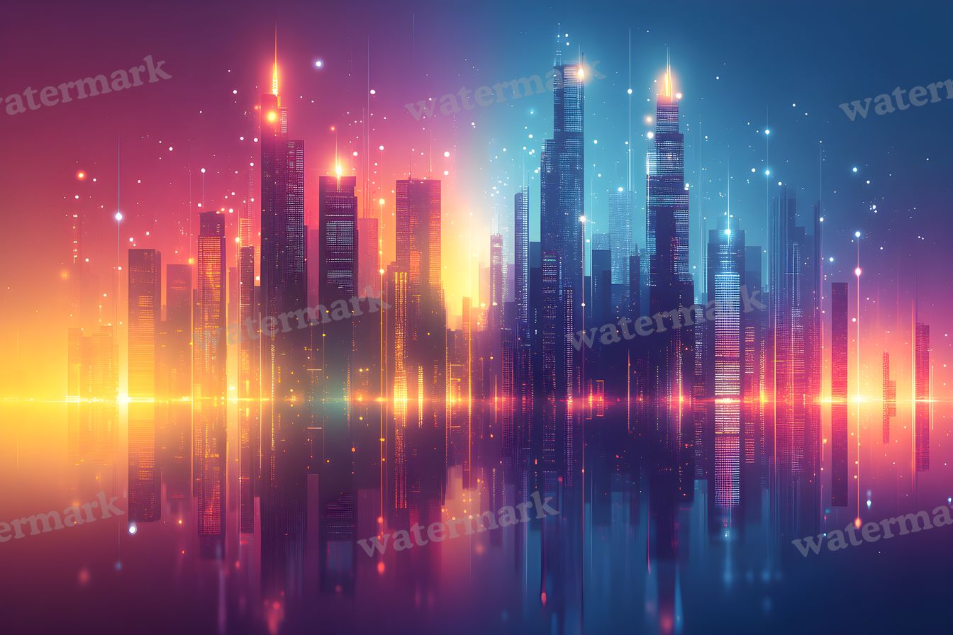 Abstract Skyline Backdrop Images