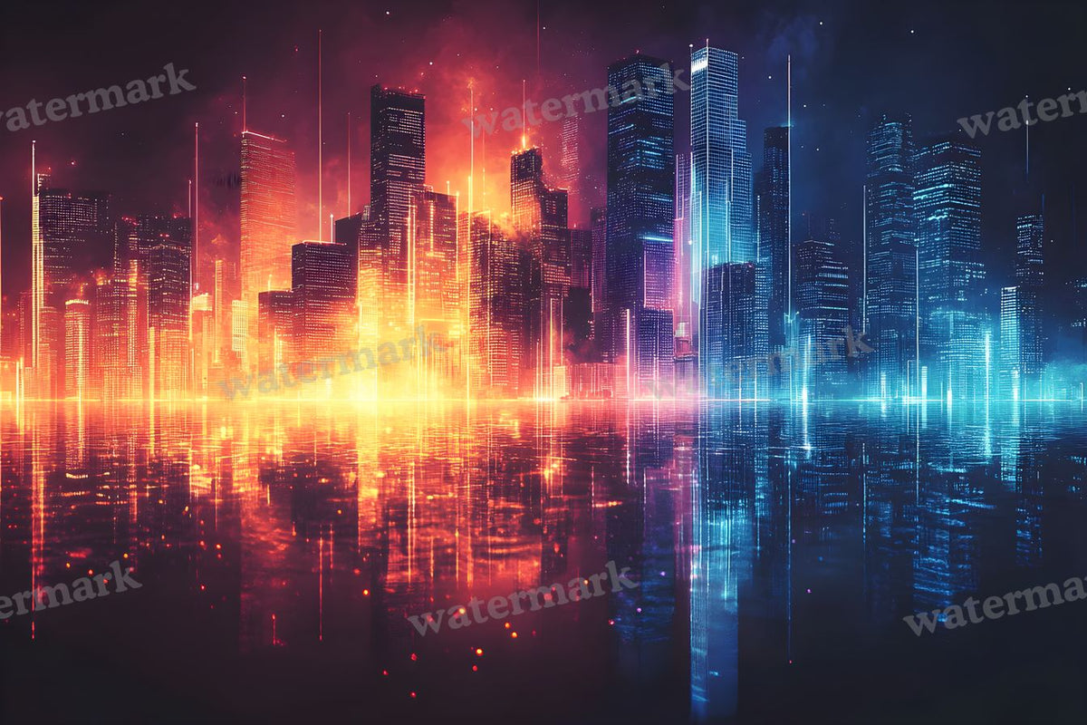 Abstract Skyline Backdrop Images