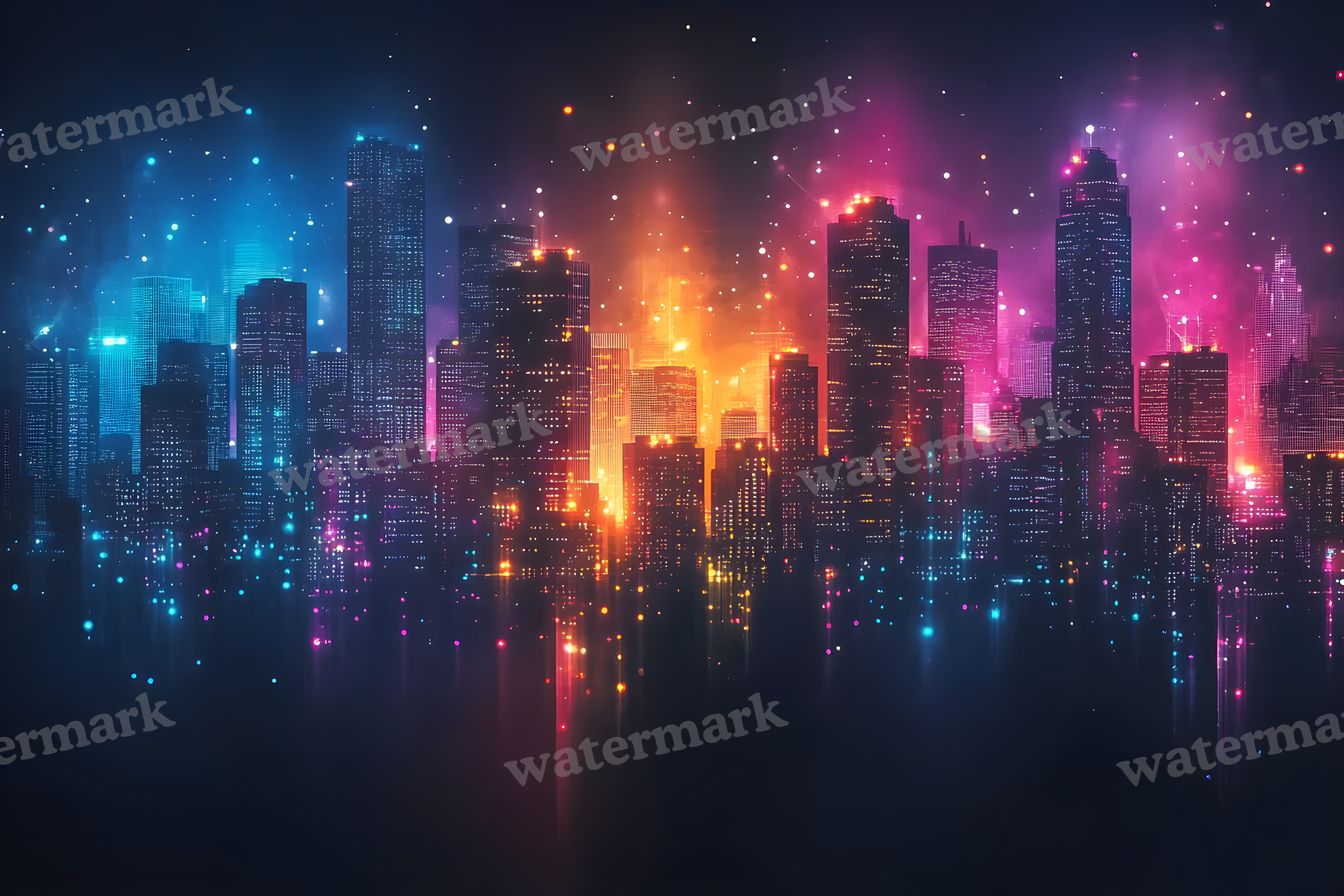 Abstract Skyline Backdrop Images