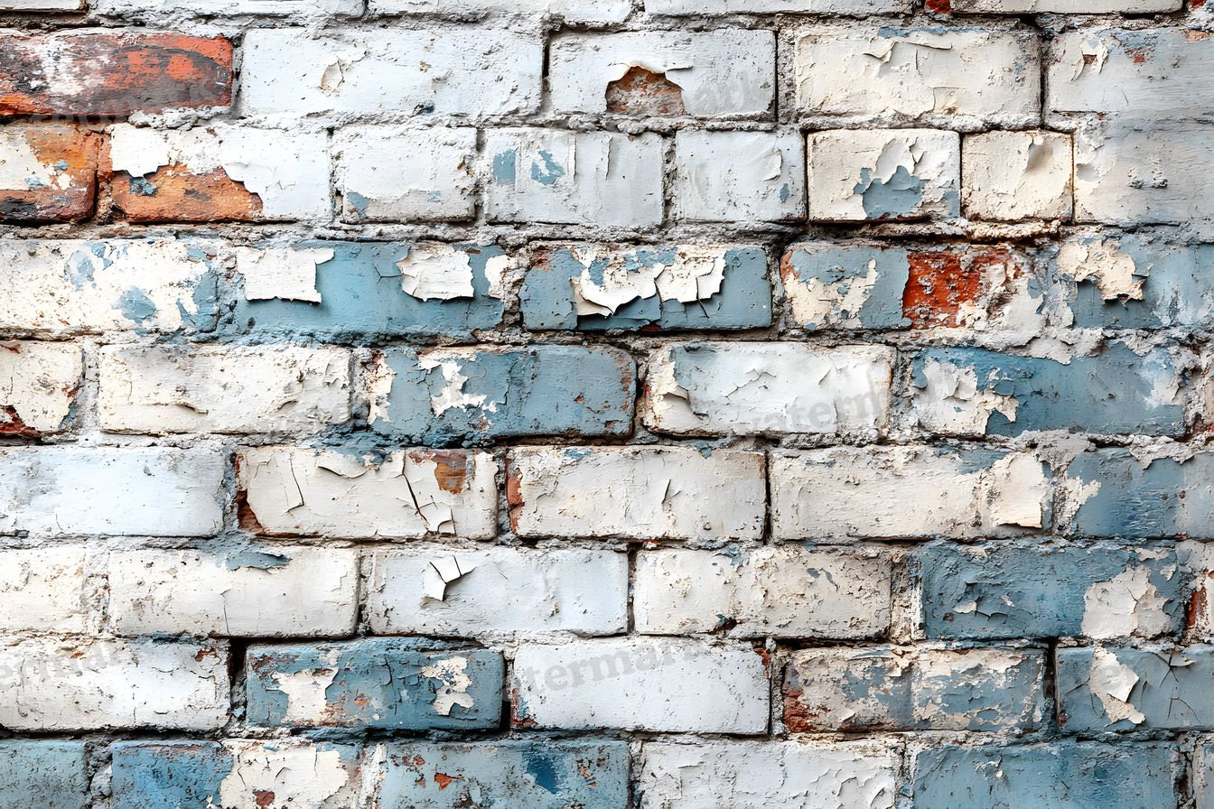 Aged Whitewashed Bricks Backdrop Images