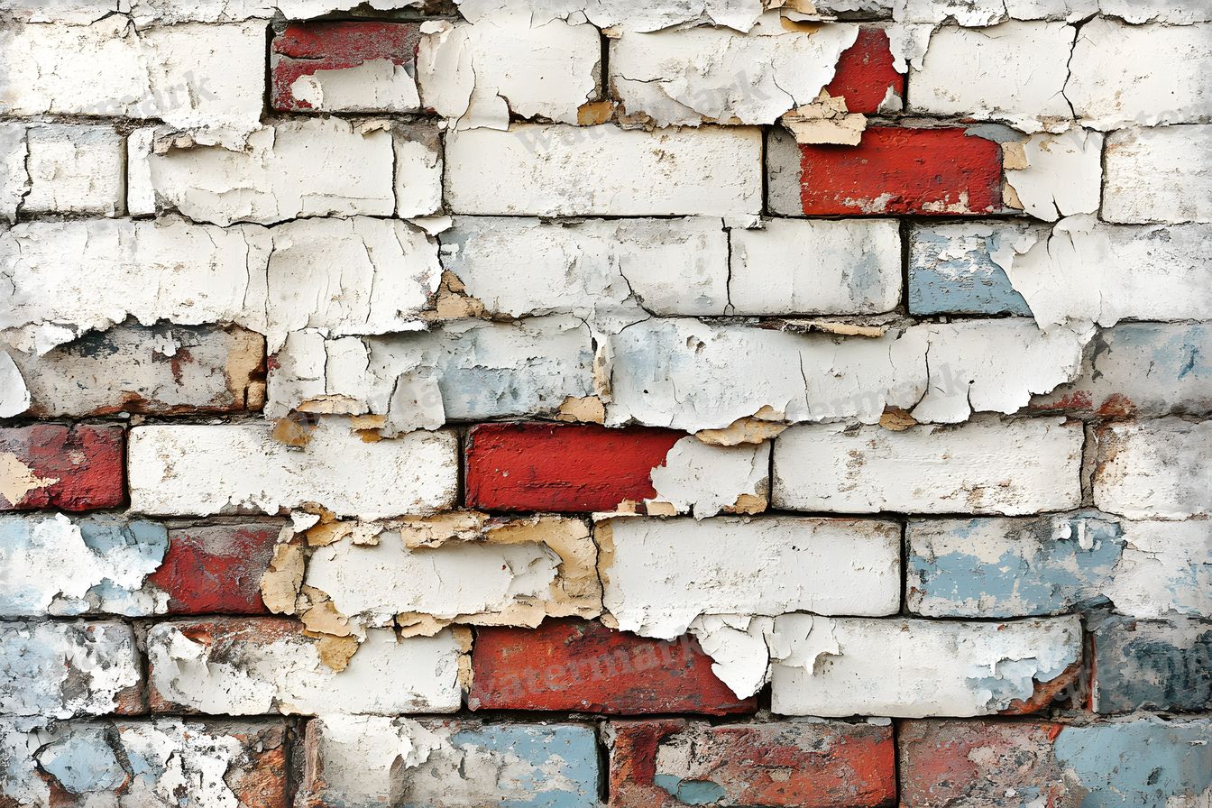 Aged Whitewashed Bricks Backdrop Images