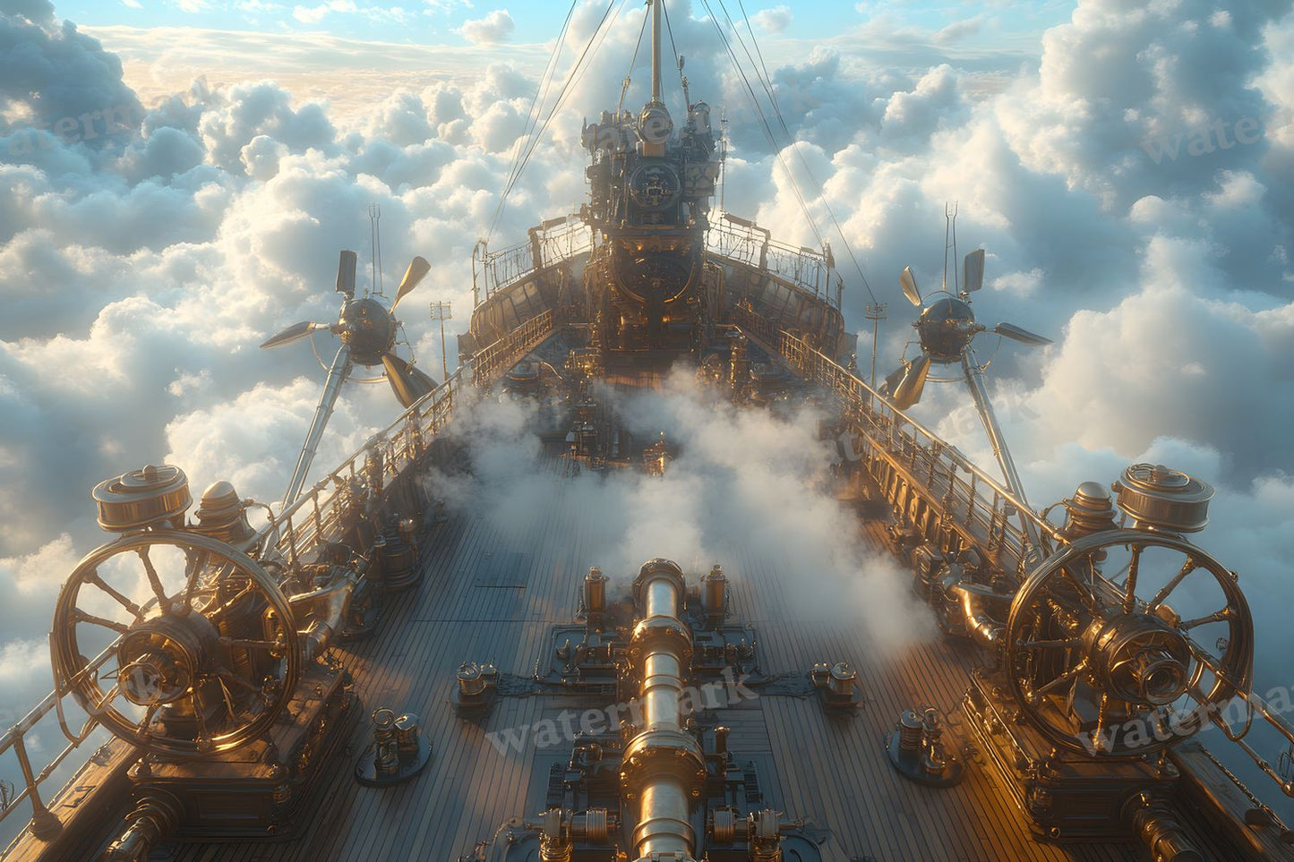 Airship Deck Backdrop Images