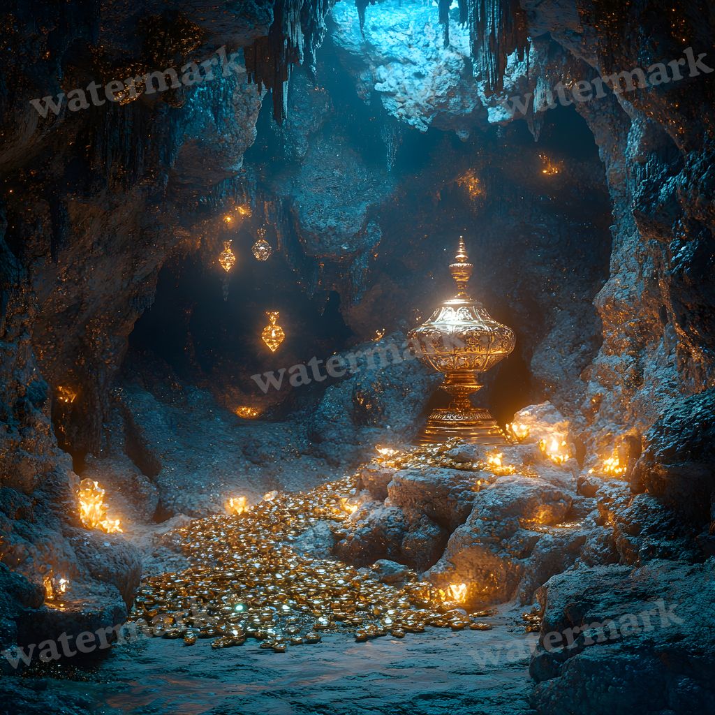 Aladdins Enchanted Cave Backdrop Images