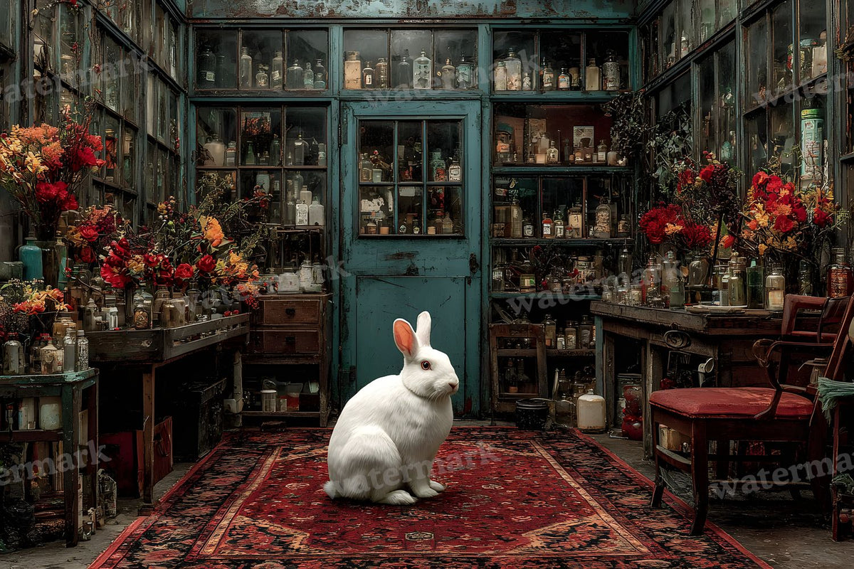 Alice Wonderland Rabbit Backdrop Images