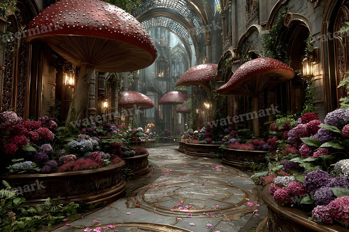 Alice Wonderland Theme Backdrop Images