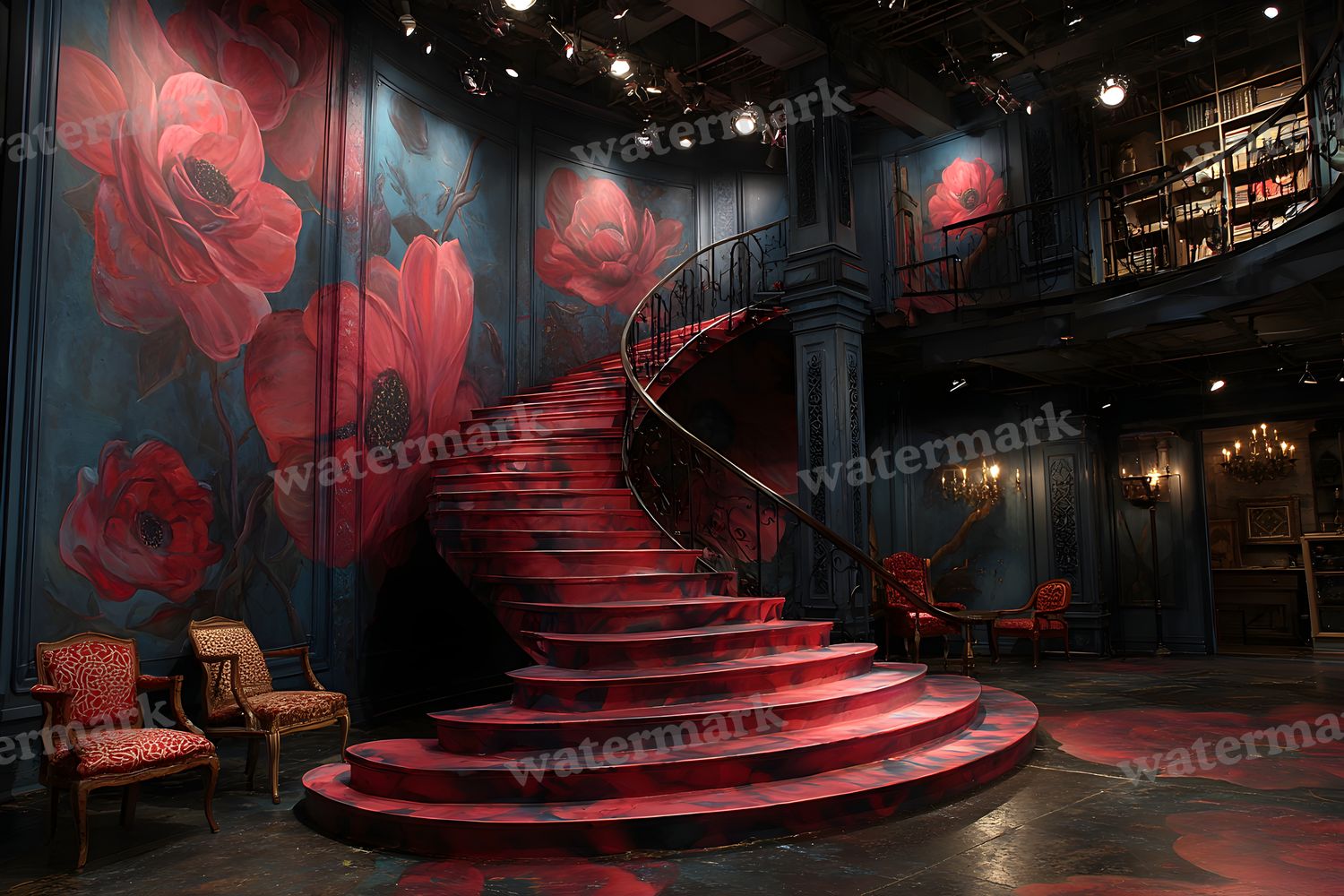 Alice Wonderland Theme Backdrop Images