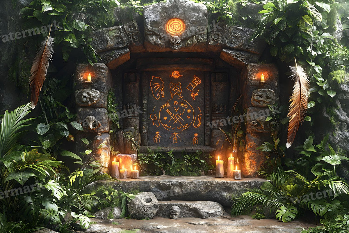 Amazonian Shamanic Ritual Backdrop Images