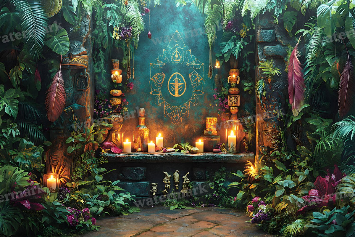Amazonian Shamanic Ritual Backdrop Images