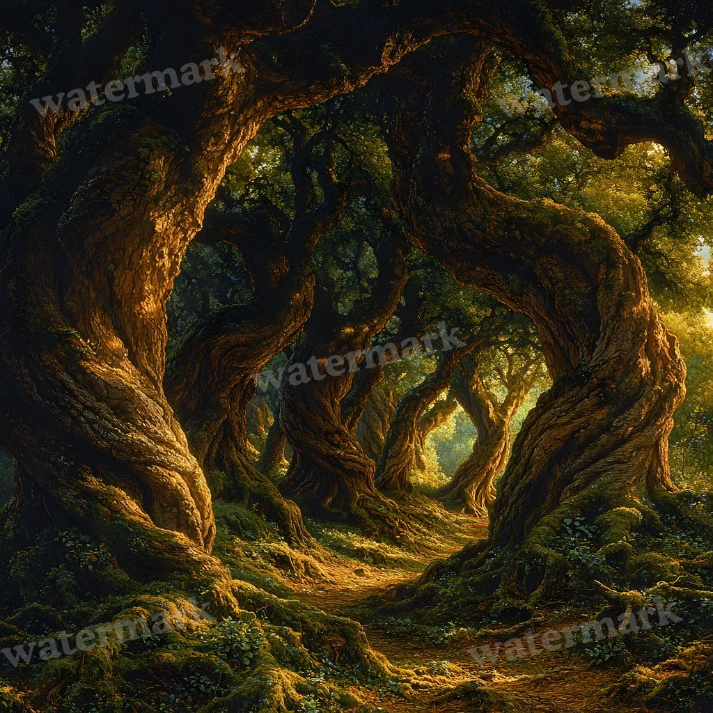 Ancient Oak Backdrop Images
