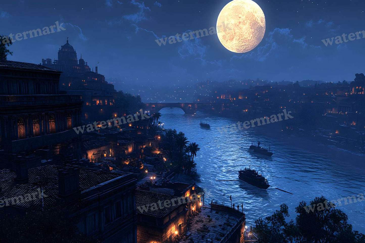 Ancient Roman Night Backdrop Images