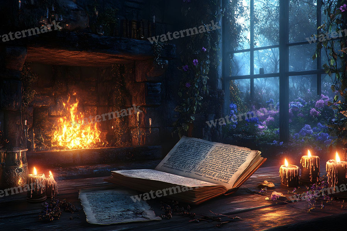 Ancient Witchgrimoire Backdrop Images