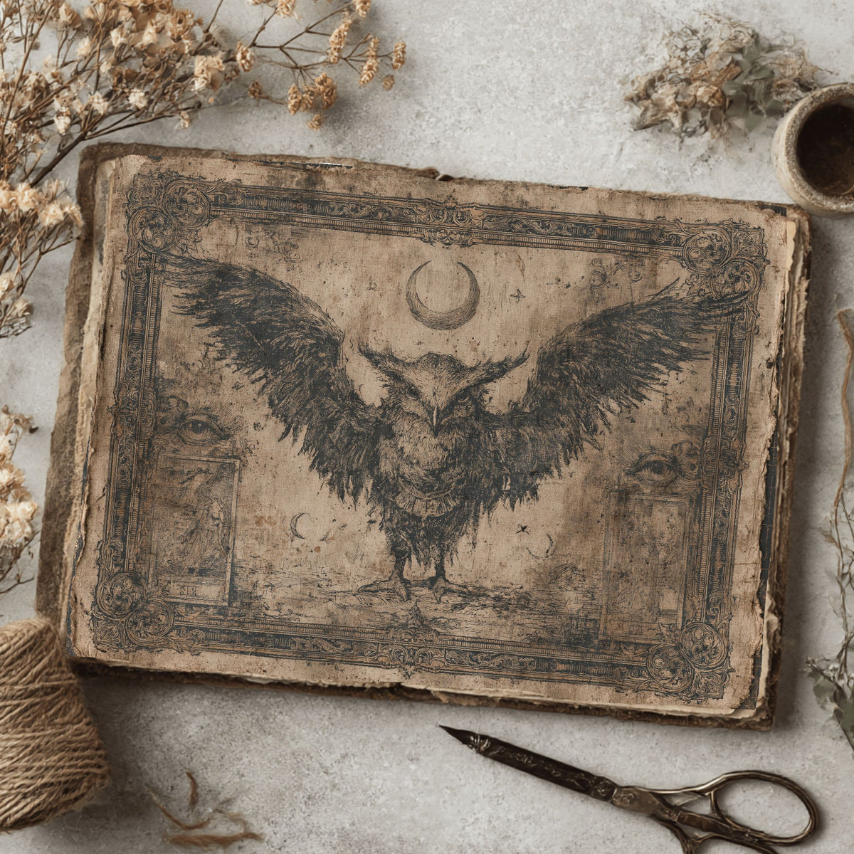 Gothic Tarot Journal Paper