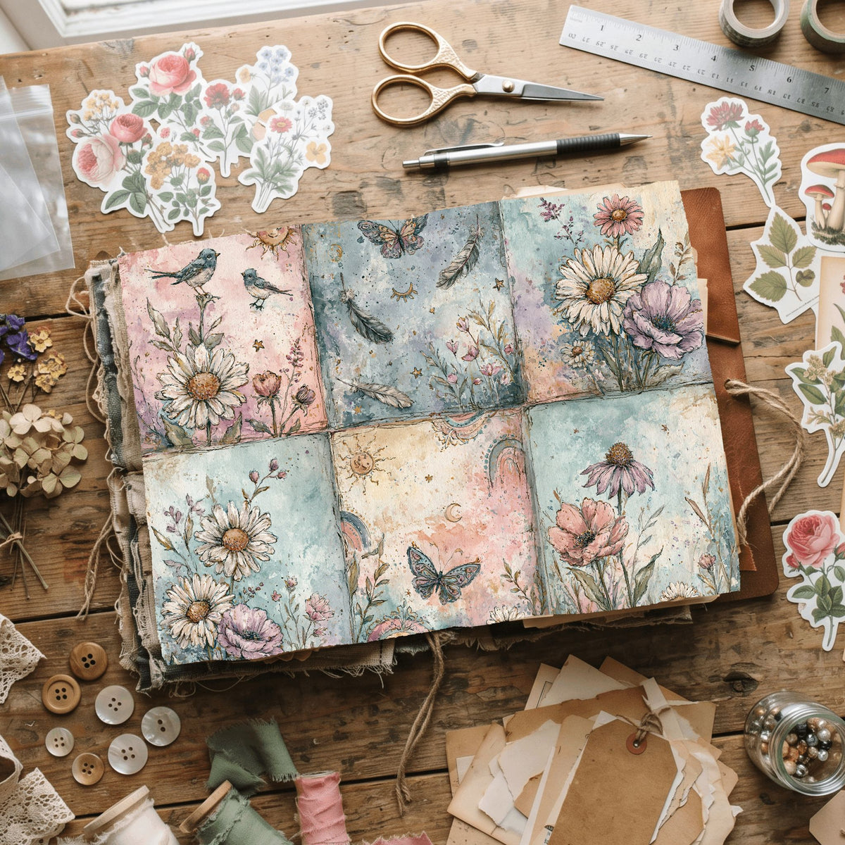 Pastel Peace & Love Paper