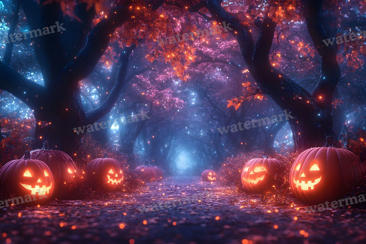 Pumpkin Grove Magic Backdrop Images