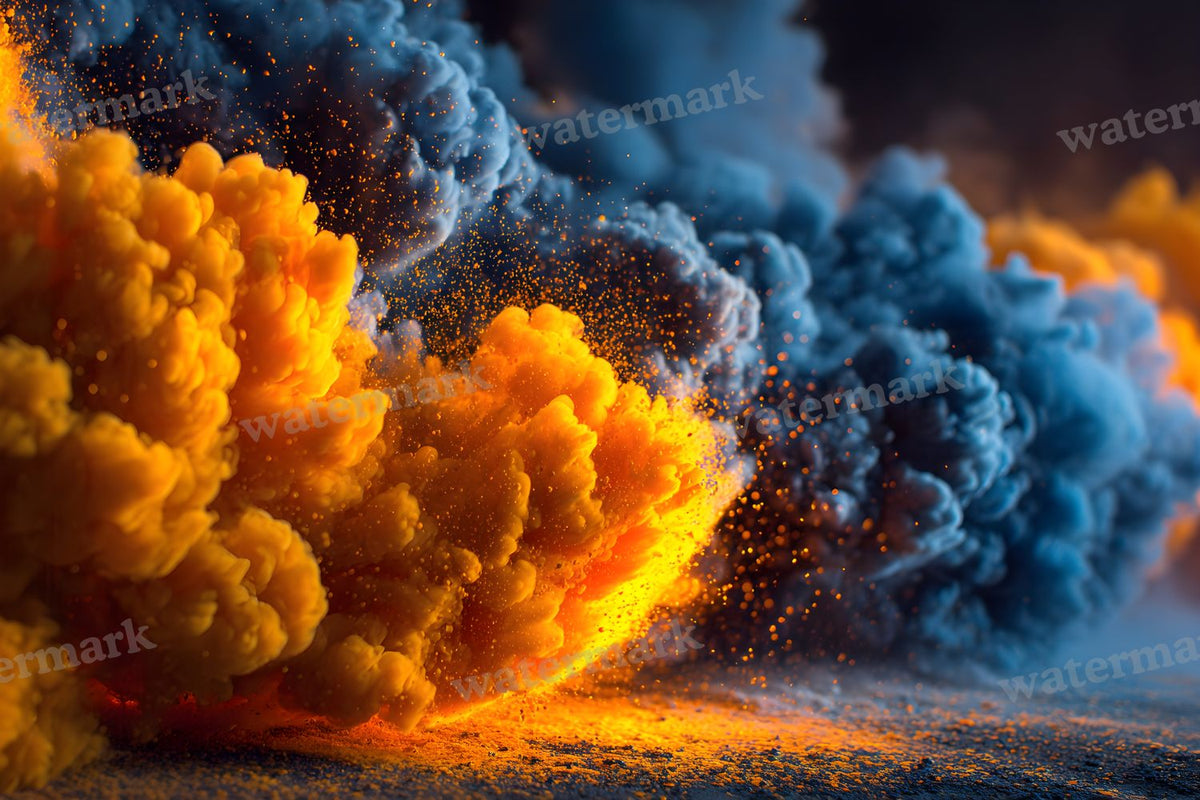 Rainbow Smoke Action Backdrop Images