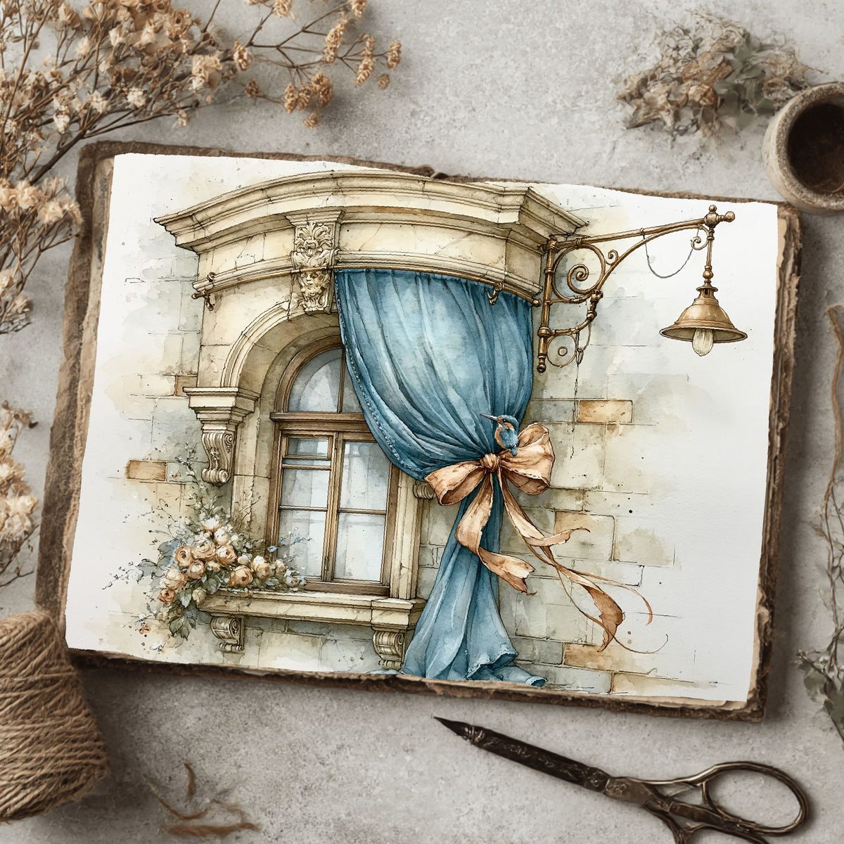 Saint Petersburg Window Watercolor