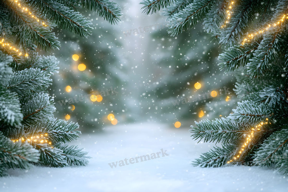 Snowy Forest Backdrop Images
