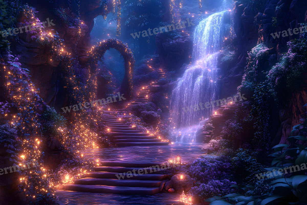 Sparkling Fairytale Forest Backdrop Images