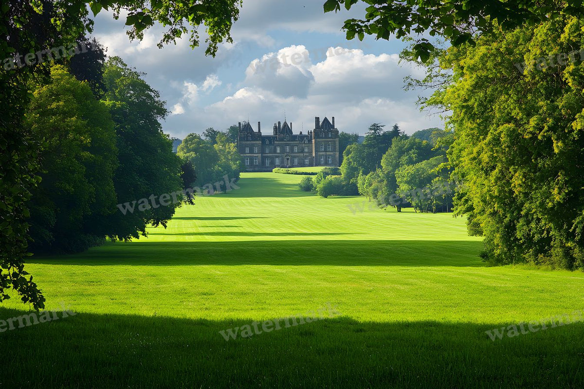 Sprawling Countryside View Backdrop Images