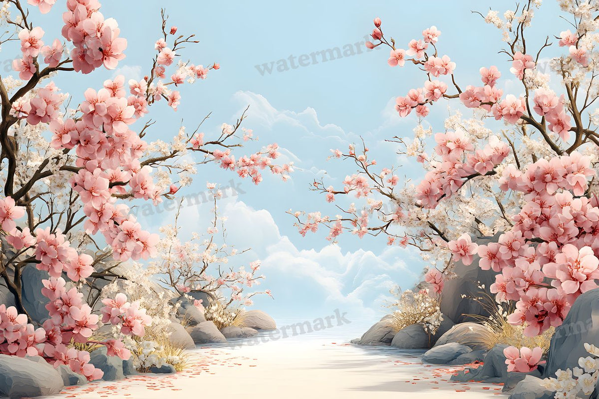 Spring Blossom Escape Backdrop Images