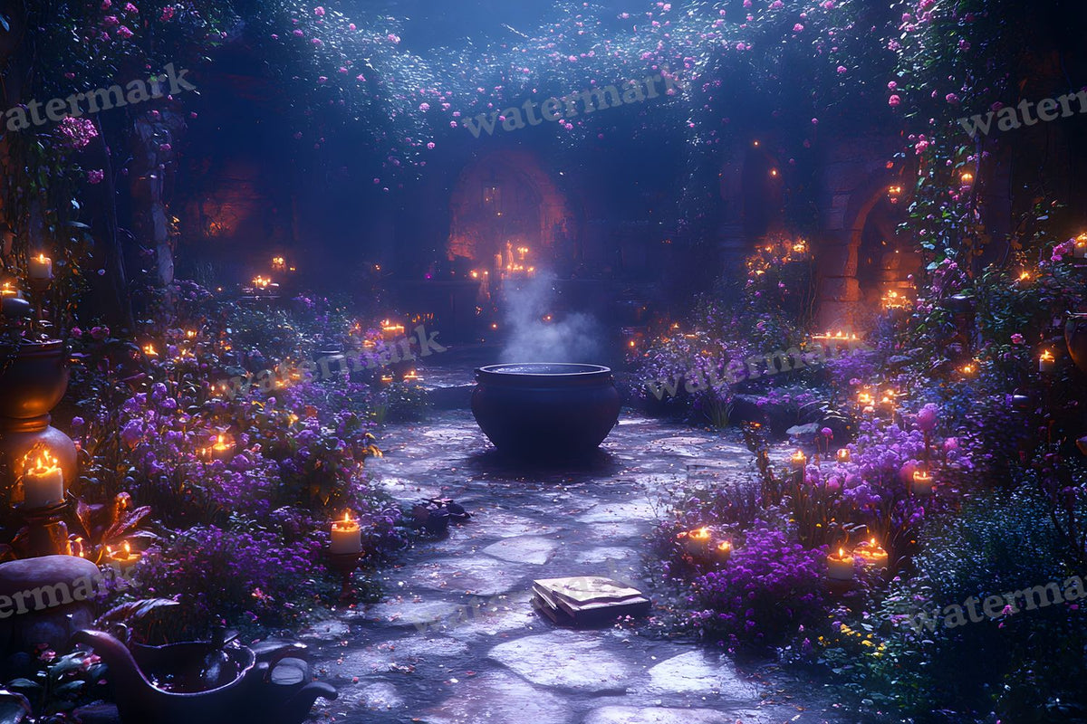 Wicked Witch Garden Backdrop Images