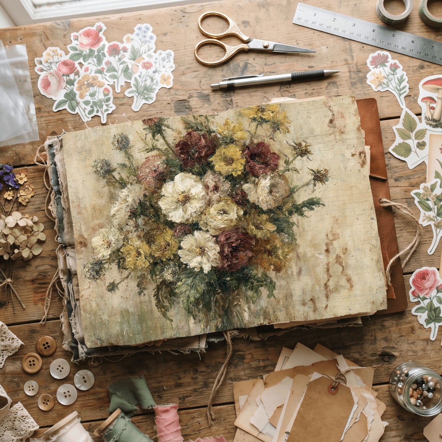 Wildflower Meadow Printable Paper