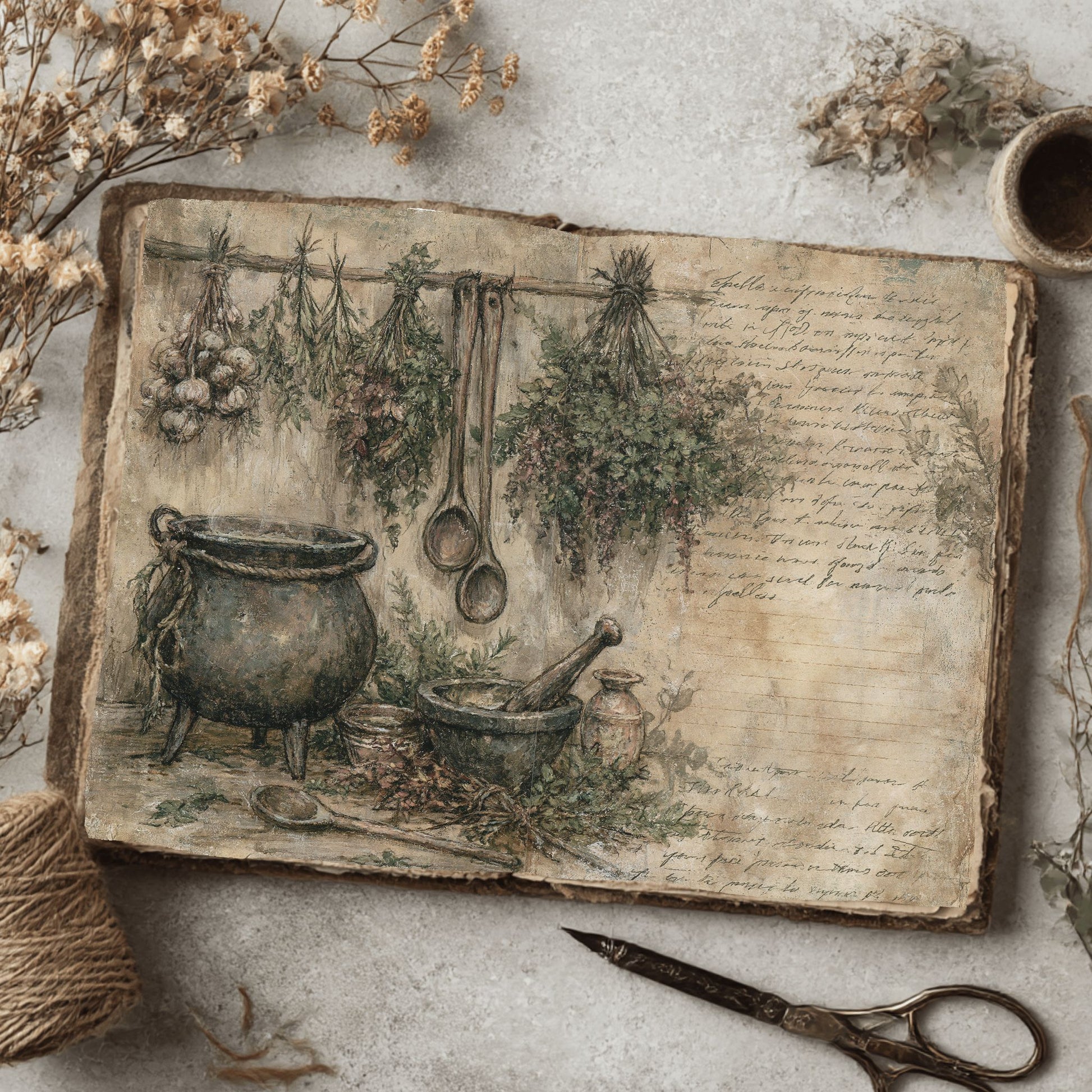 Witch'S Kitchen Recipe Journal Page