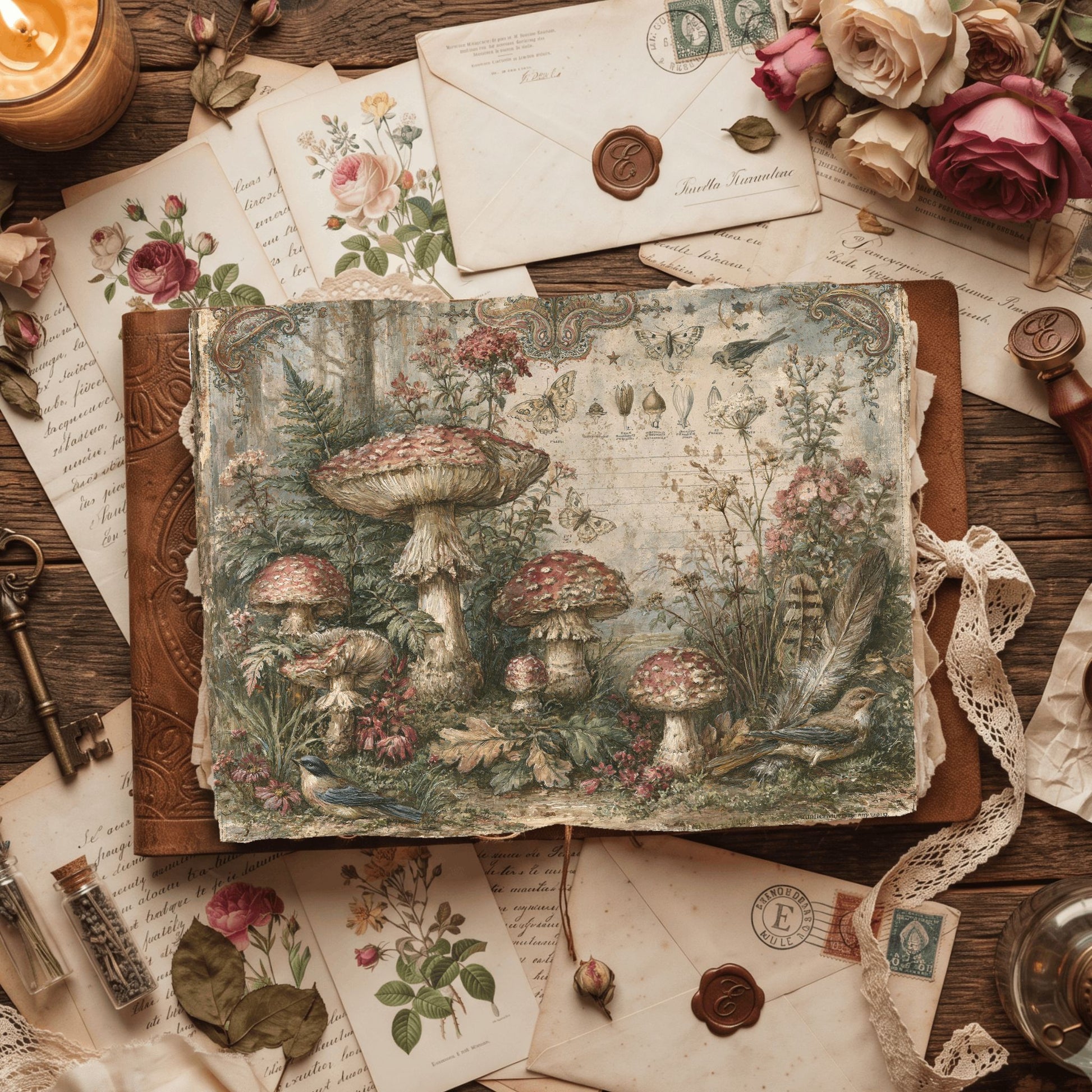 Woodland Hippie Ephemera Paper
