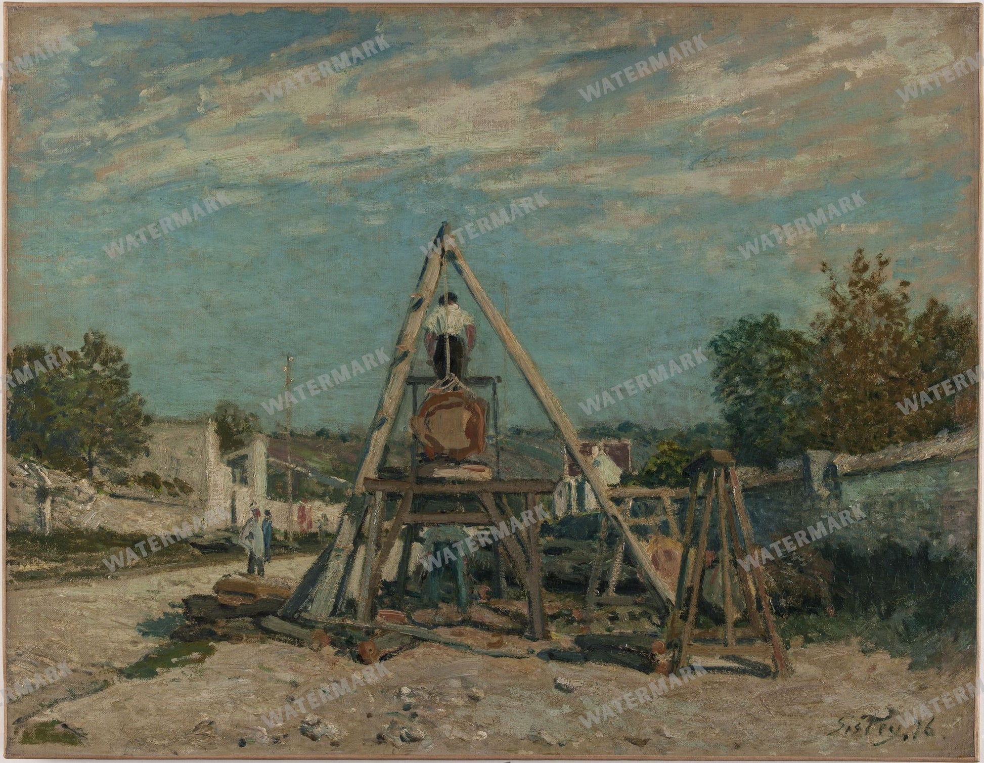 Alfred Sisley Vintage Paintings