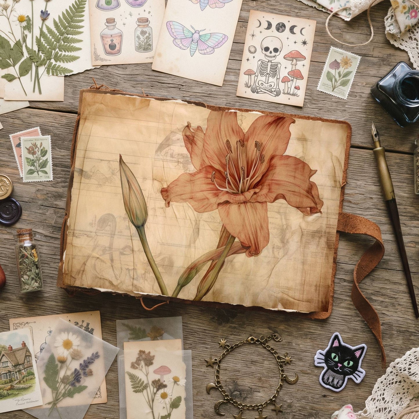 Amaryllis Digital Papers