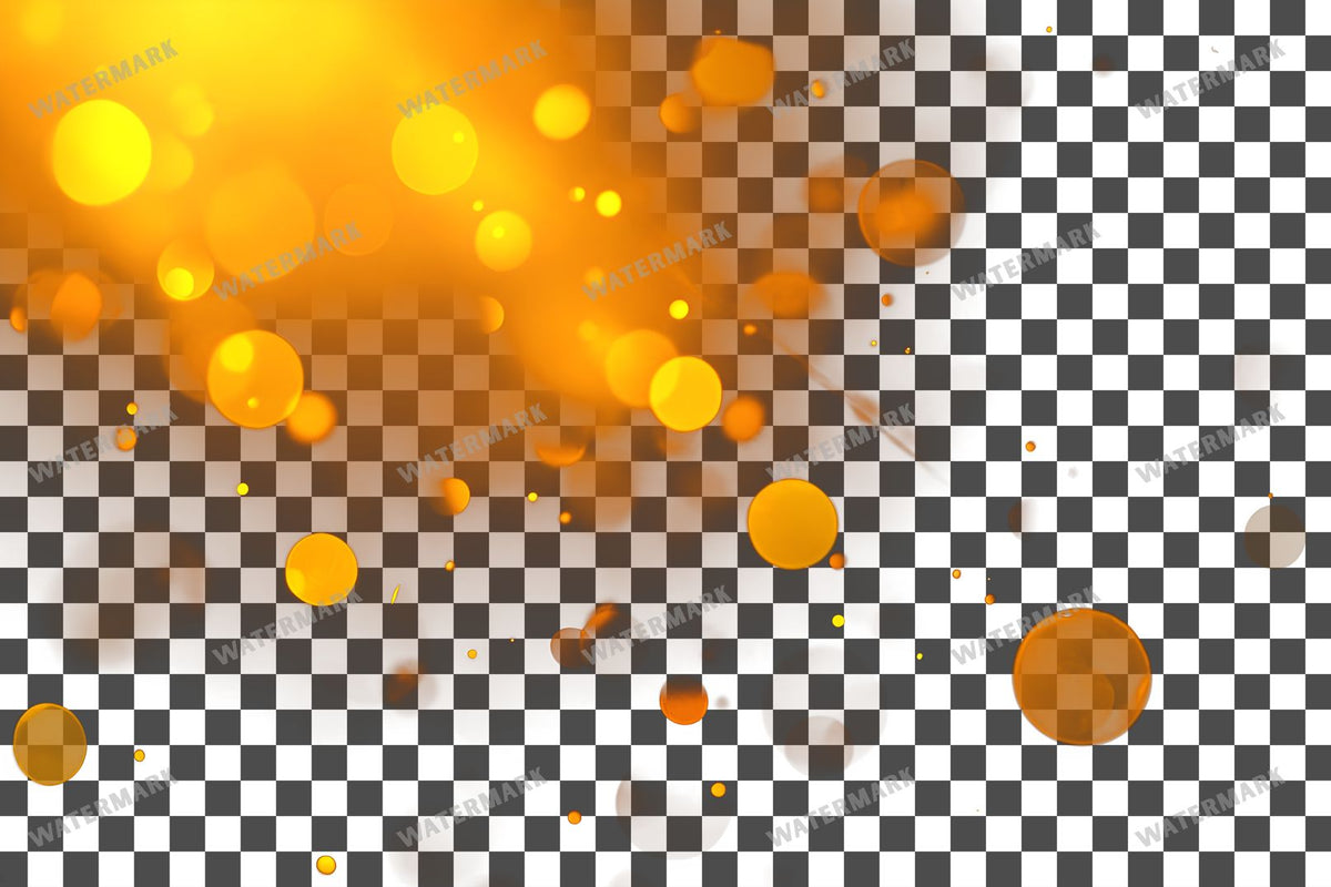 Amber Light Transparent Overlay Pngs