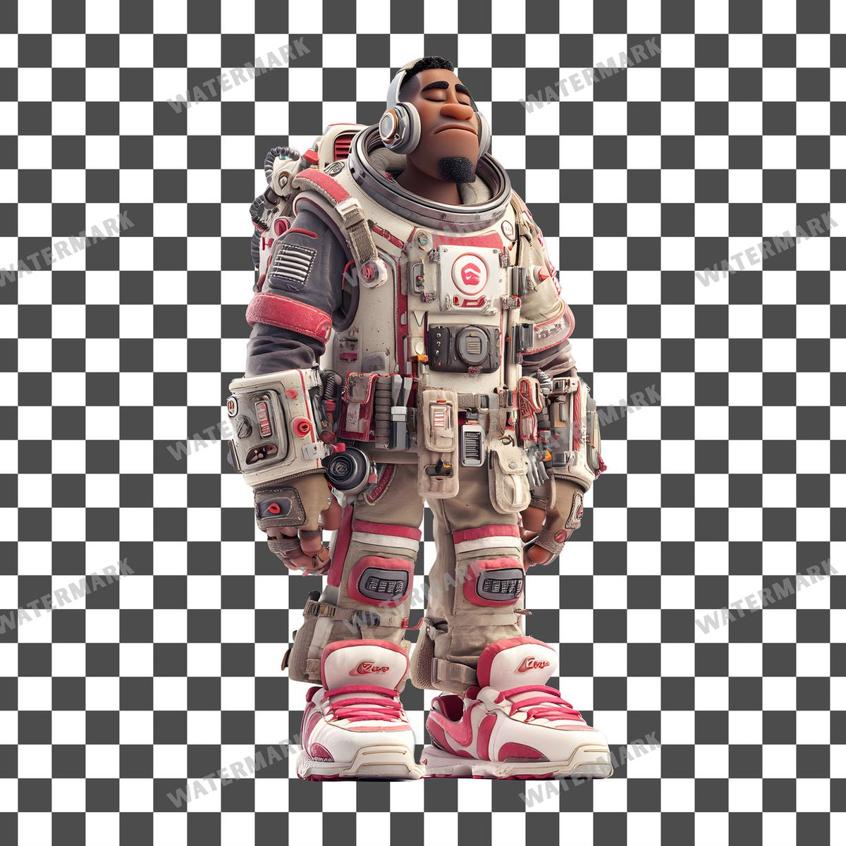 Astronaut Character Clipart Pngs