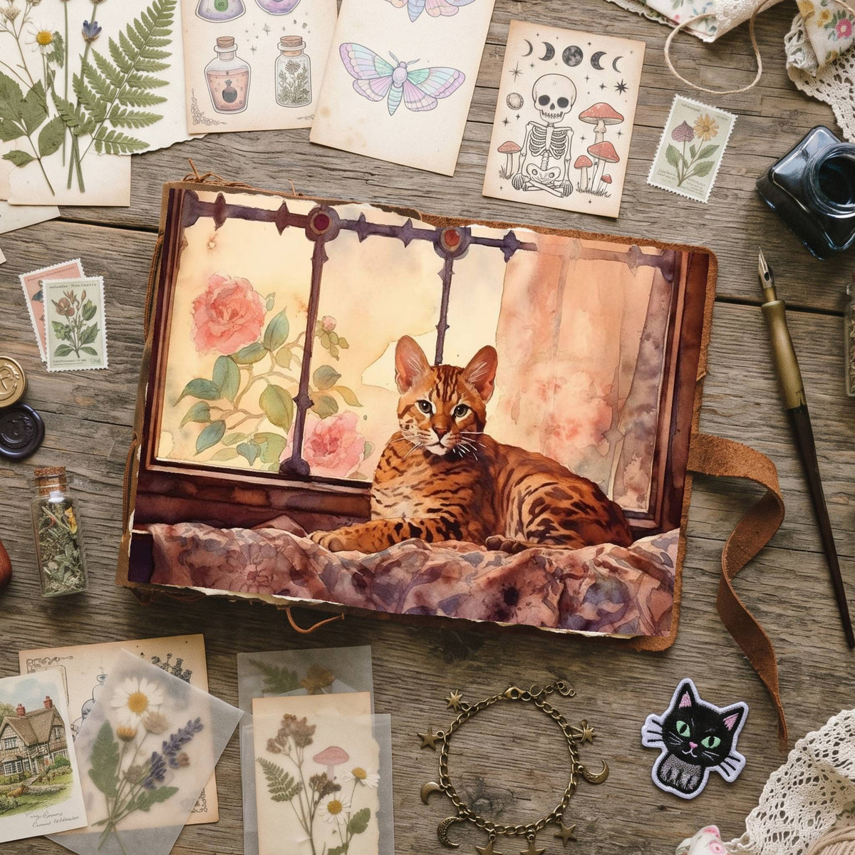 Bengal Cat Digital Papers