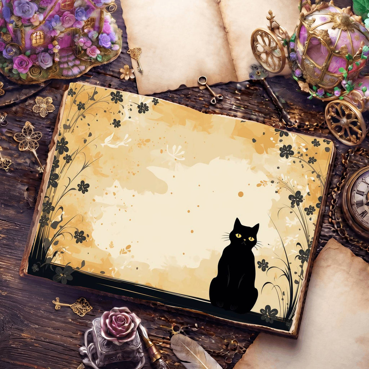 Black Cat Digital Papers