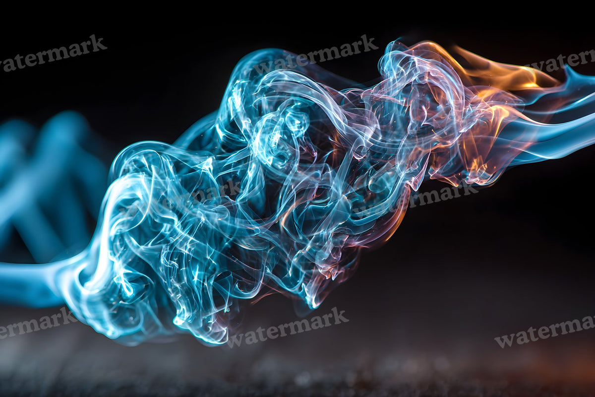 Blue Smoke Backdrop Images