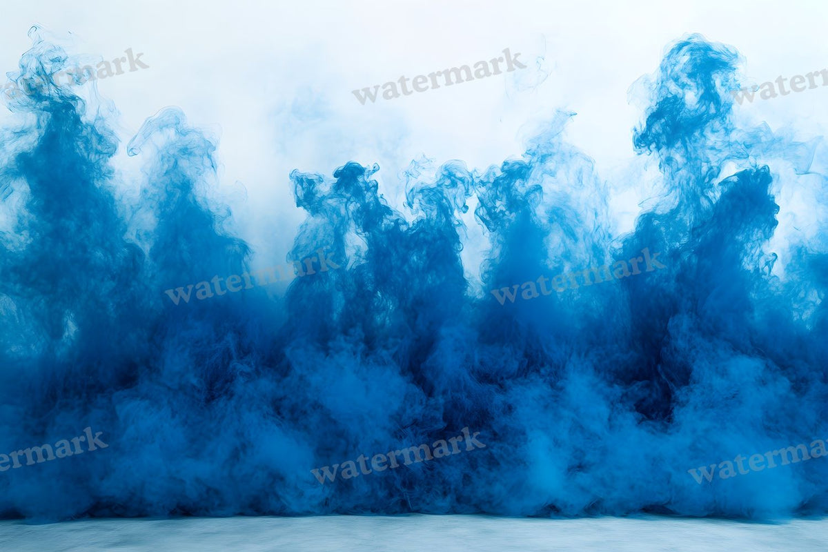 Blue Smoke Backdrop Images