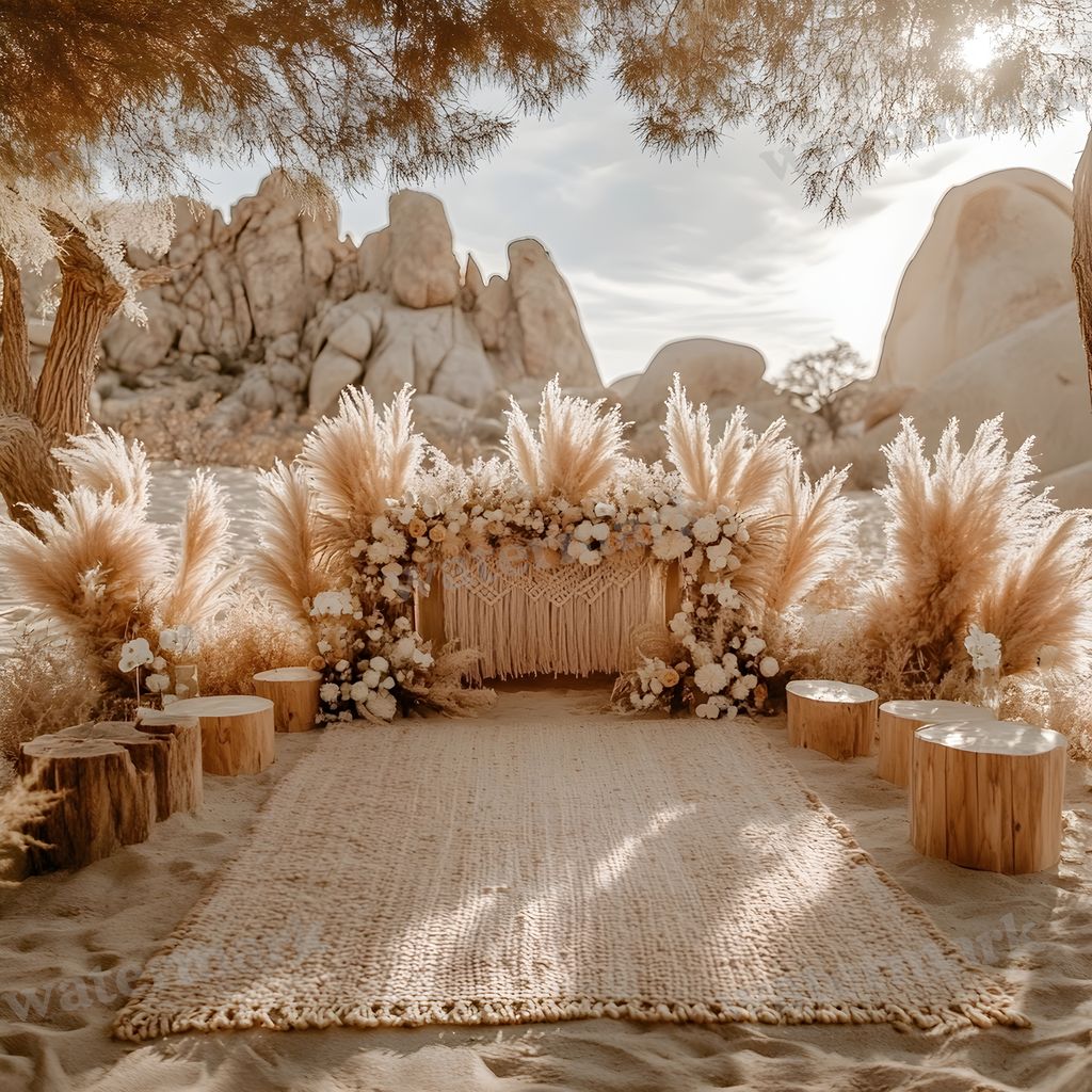 Bohemian Desert Backdrop Images