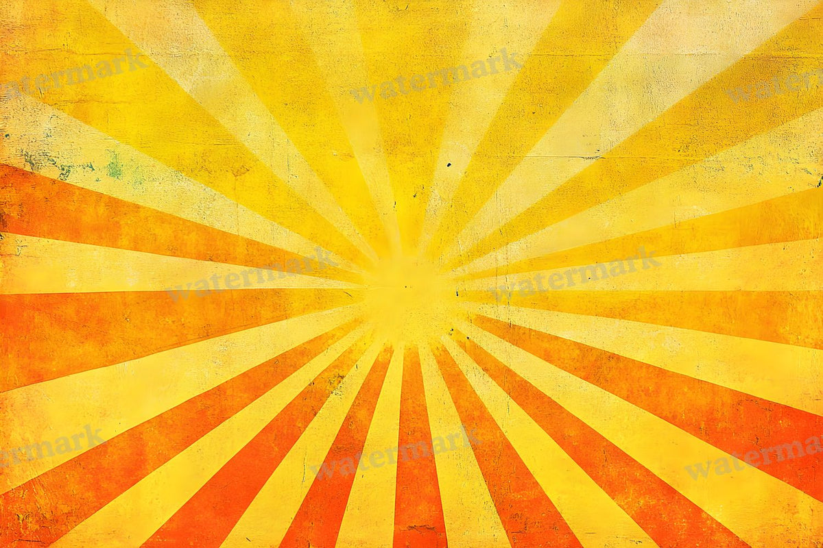 Bright Yellow Sunburst Backdrop Images