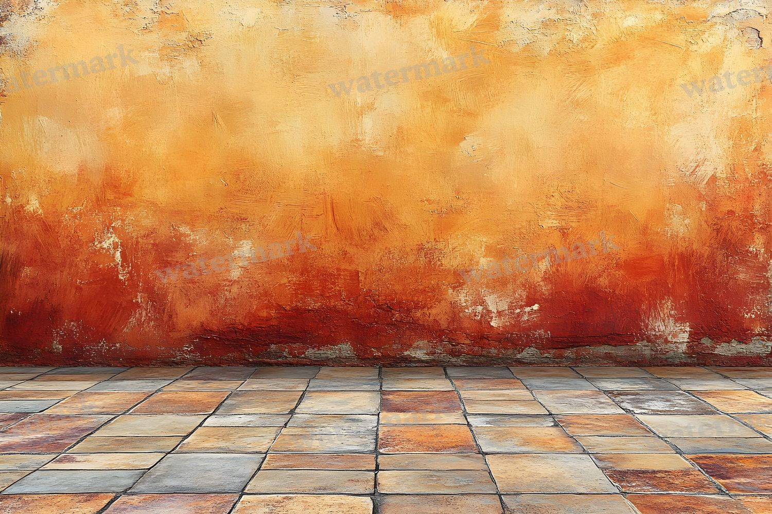Burnt Amber Wall Backdrop Images