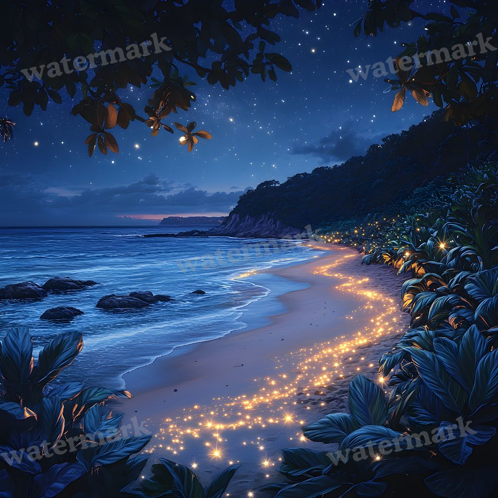 Celestial Beach Backdrop Images