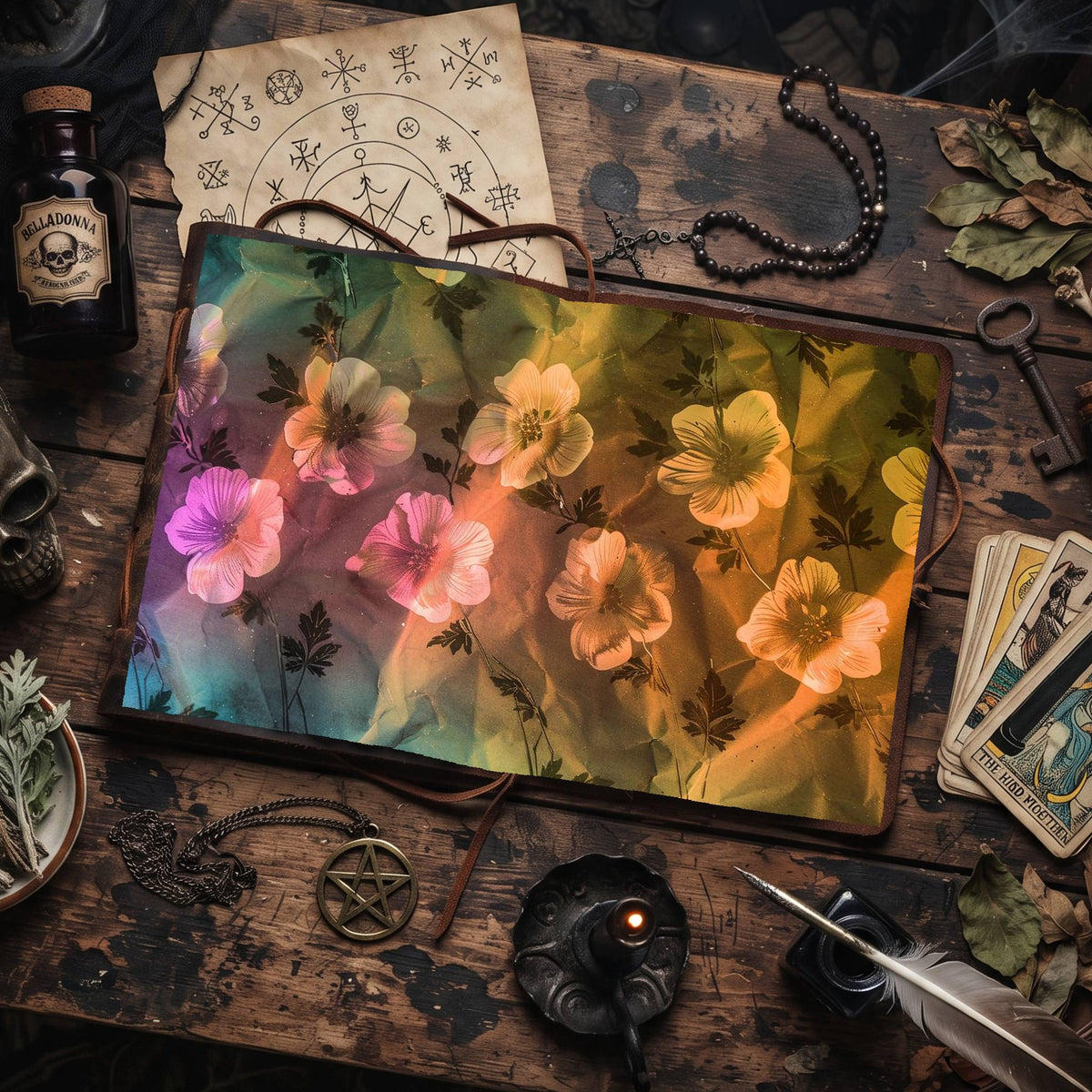 Celestial Wildflowers Digital Papers