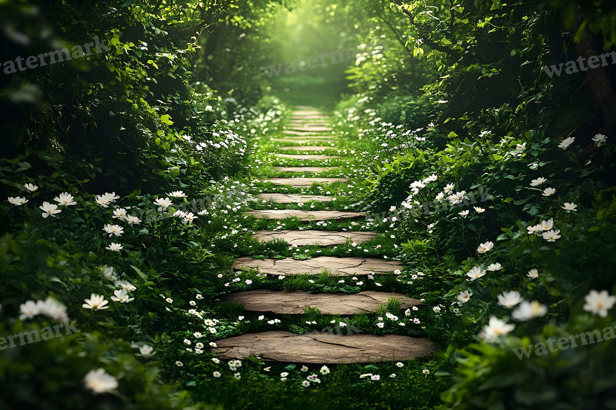 Charming Garden Backdrop Images